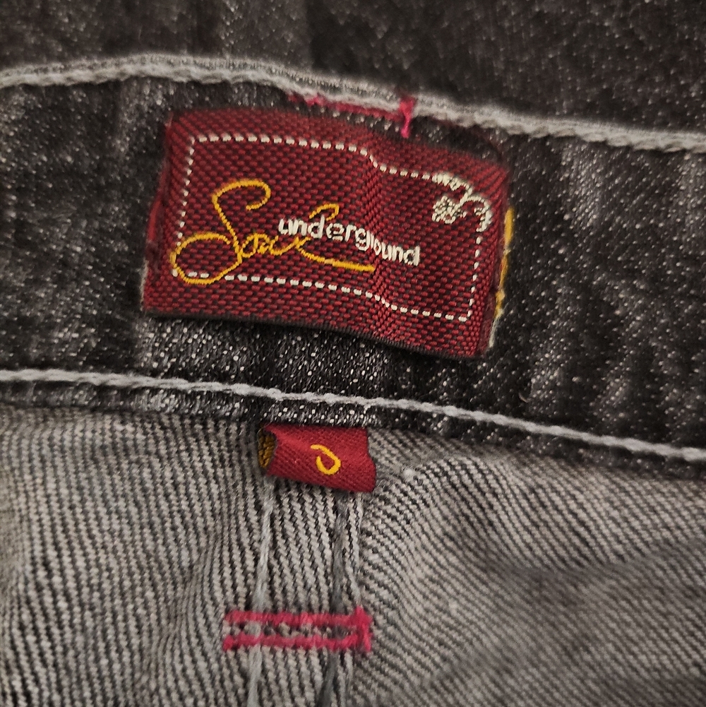 👖 Underground Soul Y2K Low Rise Bootcut Jeans – Size 3 - Picture 3 of 7